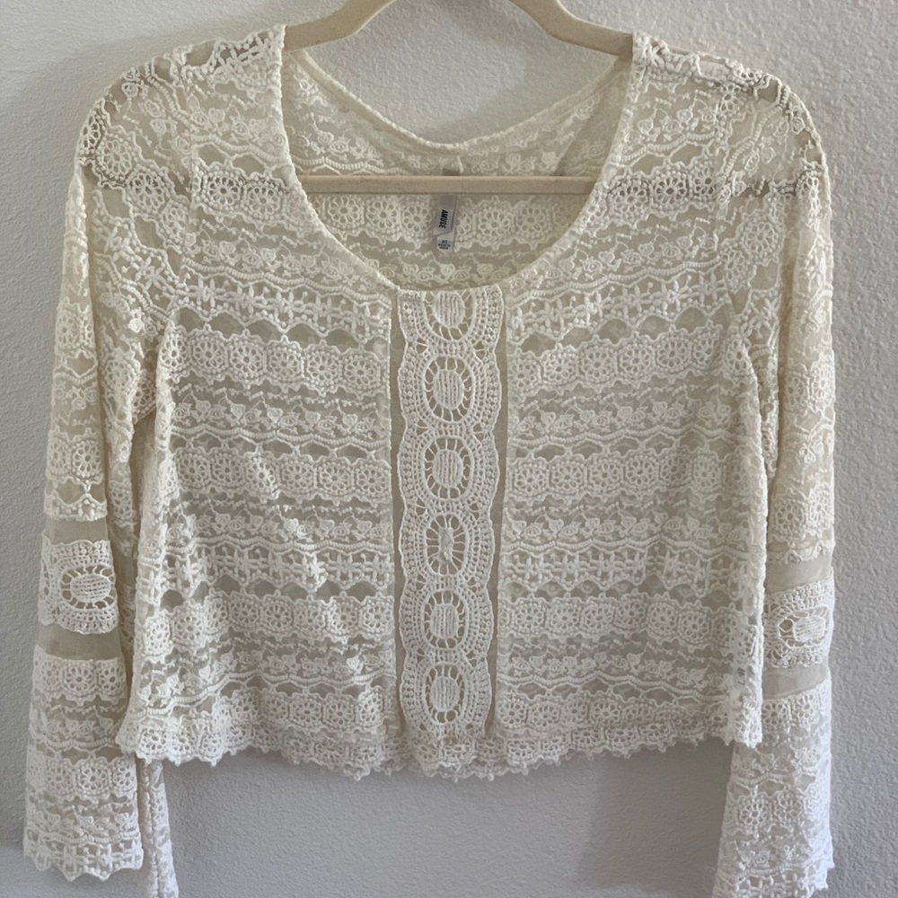 Amuse lace top